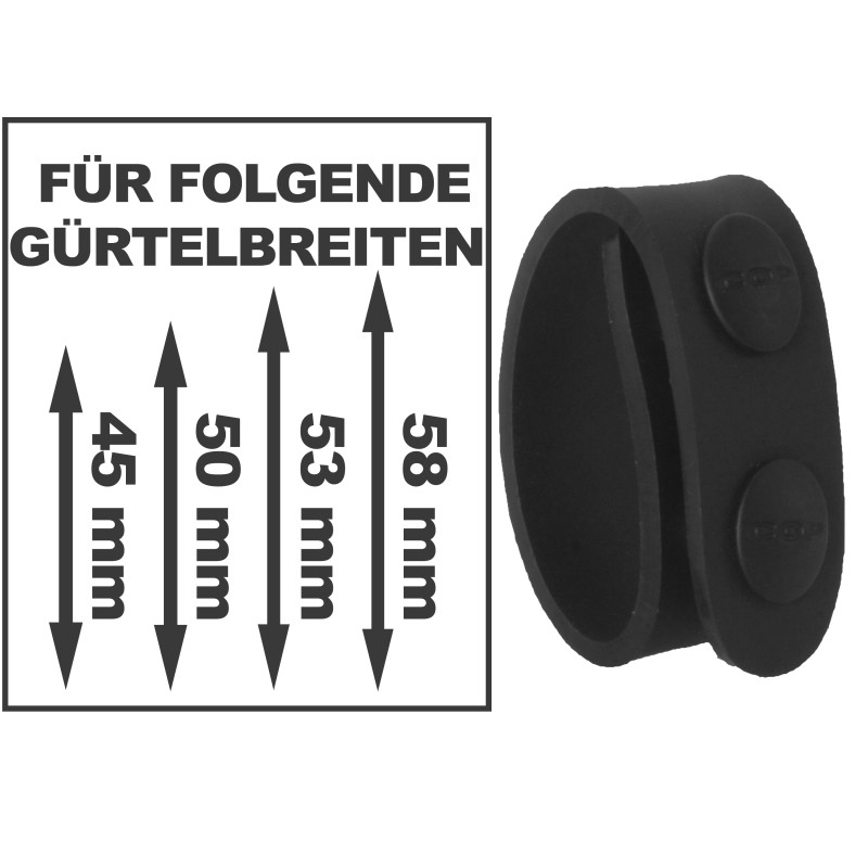 COP® 912 Standard Gürtelhalter (Kunststoff), schwarz