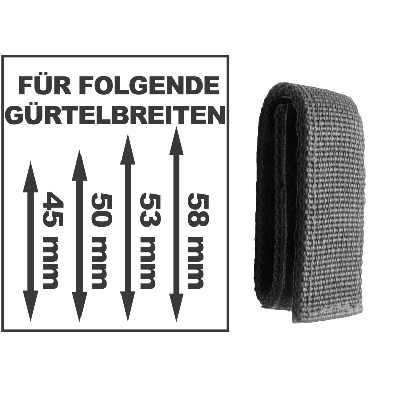COP® 912V textiler Gürtelhalter mit Klettverschluss (1 Stück)