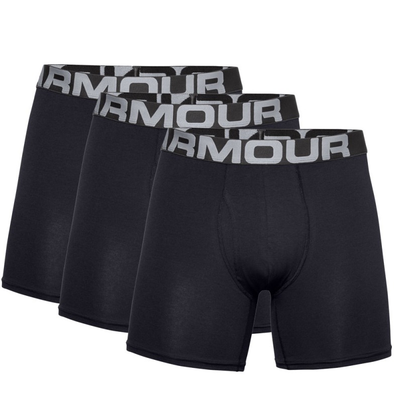 Under Armour® Boxershort Charged Cotton®, mit Eingriff, 6 Inch, 3er Pack, Gr. M
