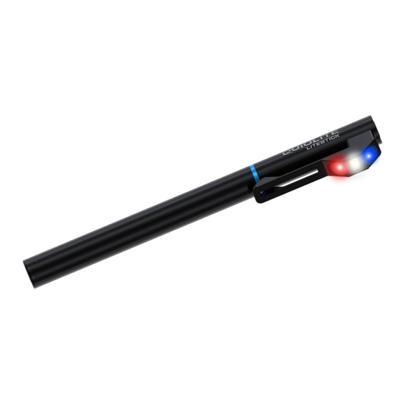 Quiqlite (TM) LiteStick LED-Stiftlampe "Code3" (rot/weiß/blau)