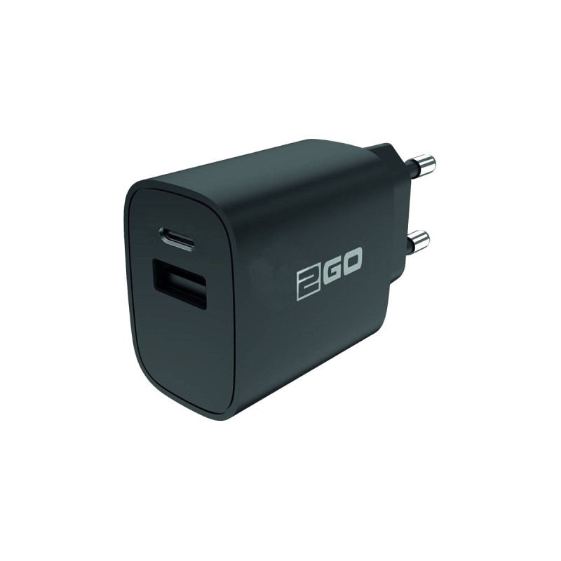 2GO Schnellladegerät USB-A + USB-C, Ausgangsleistung:18W